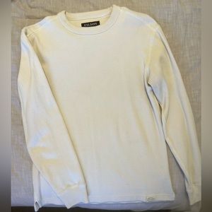 Filson pullover waffle knit crew